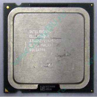 Процессор Intel Celeron D 345J (3.06GHz /256kb /533MHz) SL7TQ s.775 (Калуга)